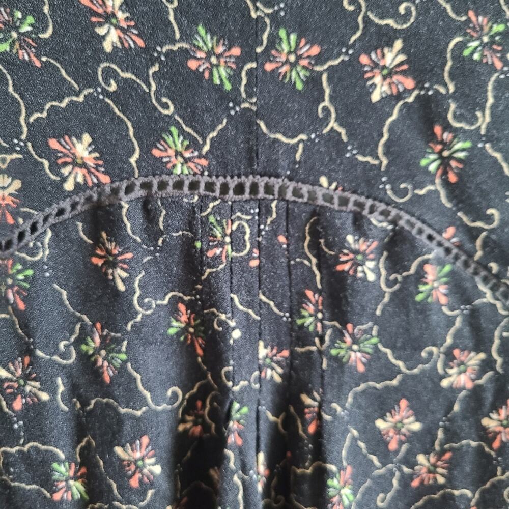 Free‎ People Debbie Dot Floral Cottage Button Up Romper - Picture 8 of 13
